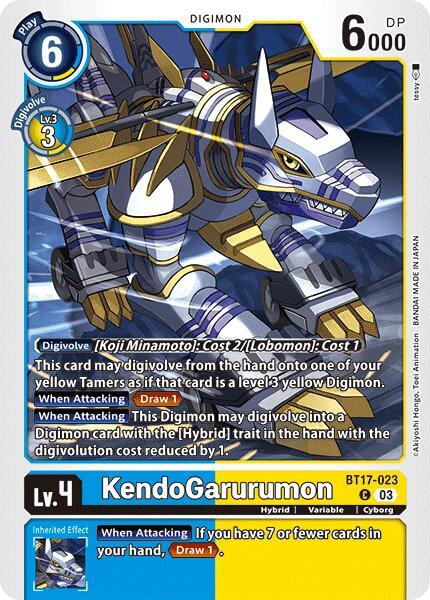 KendoGarurumon - Secret Crisis (BT17)