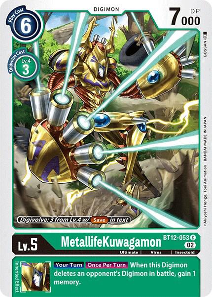 MetallifeKuwagamon - Across Time (BT12)