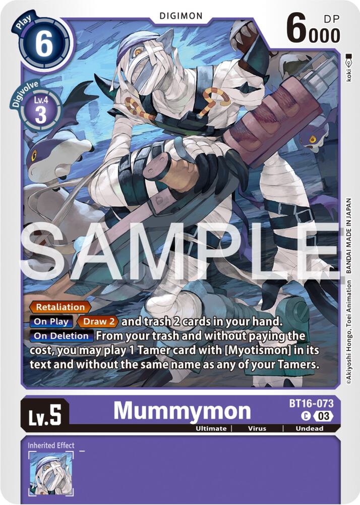 Mummymon - Beginning Observer (BT16)