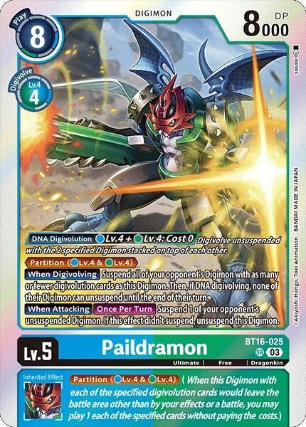 Paildramon - Beginning Observer (BT16)