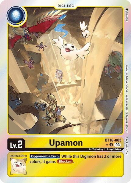 Upamon (Box Promotion Pack: Beginning Observer) - Beginning Observer (BT16)