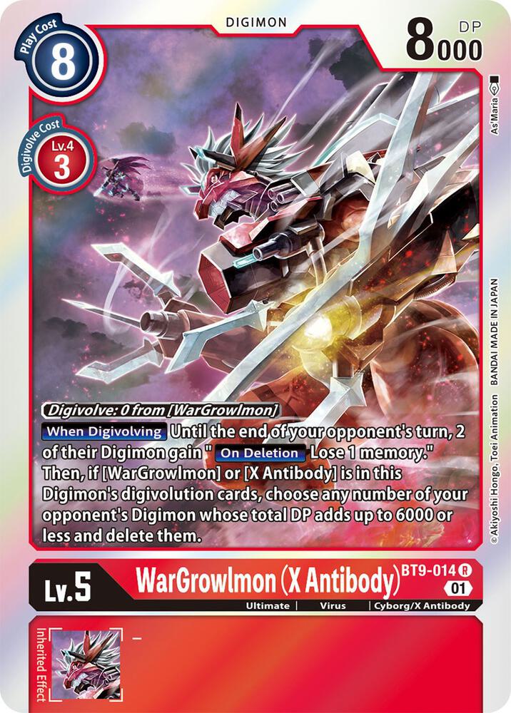 WarGrowlmon (X Antibody) - X Record (BT09)