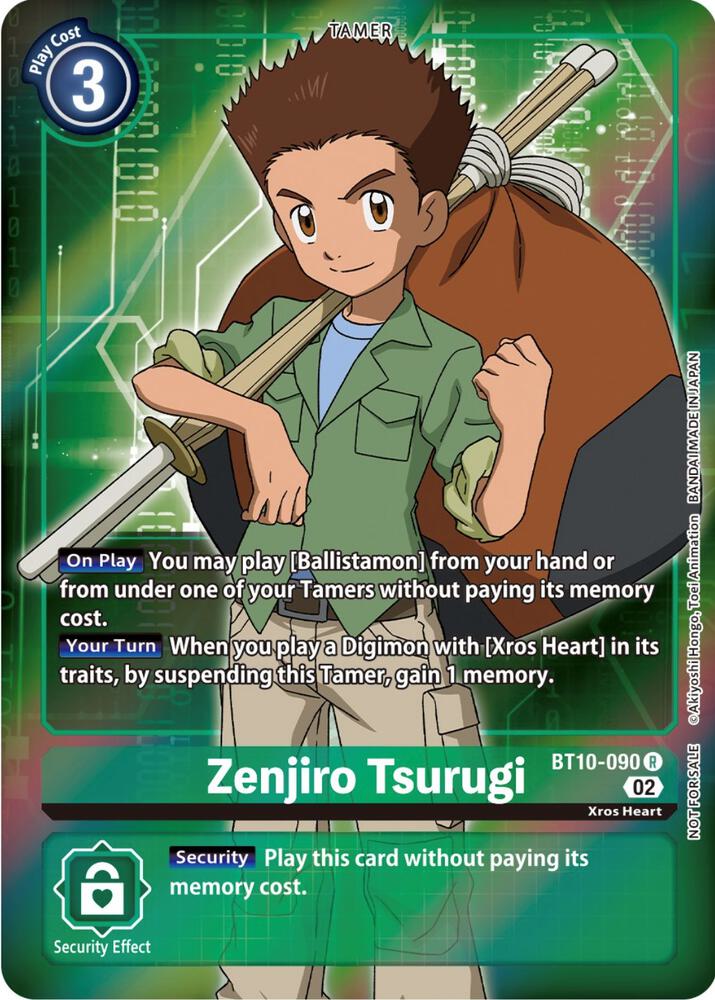 Zenjiro Tsurugi (Box Topper) - Xros Encounter (BT10)