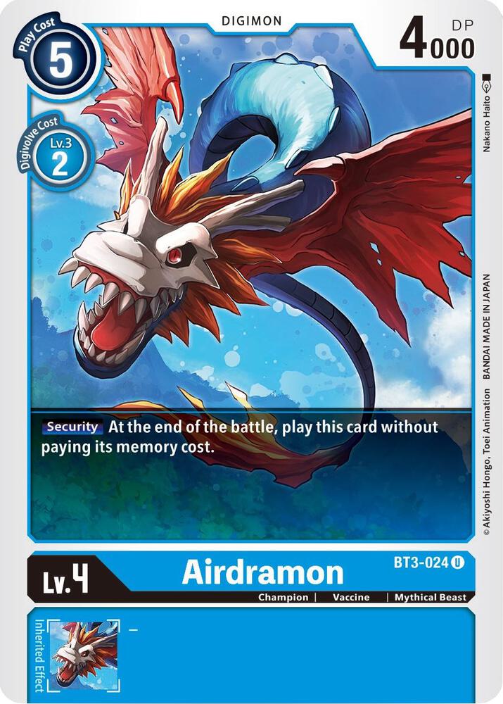 Airdramon - Release Special Booster 1.5 (BT01-03B)