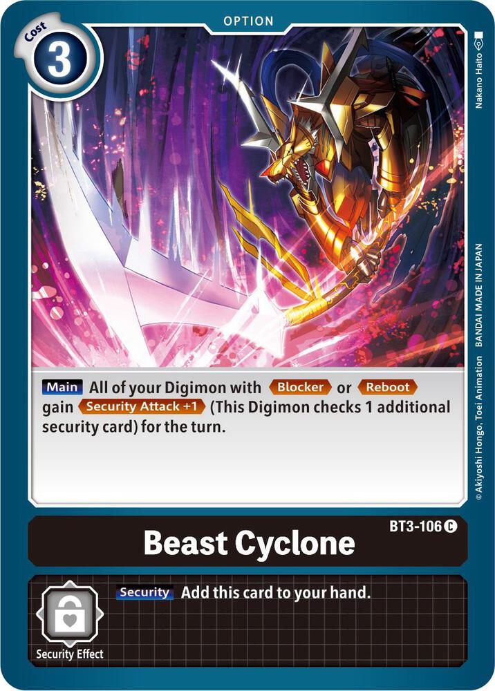 Beast Cyclone - Release Special Booster 1.5 (BT01-03B)