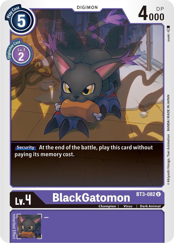 BlackGatomon - Release Special Booster 1.5 (BT01-03B)