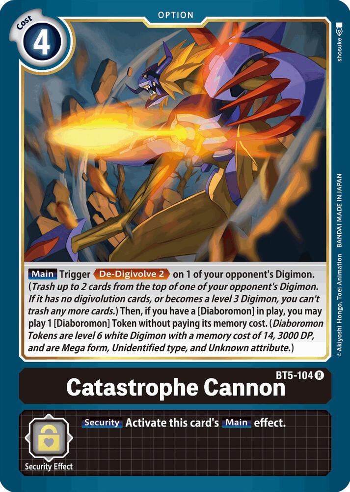 Catastrophe Cannon - Battle of Omni (BT05)