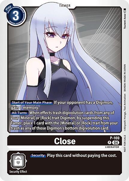 Close (Store Tournament 2025 Vo.1 Participation Pack) - Digimon Promotion Cards (D-PR)