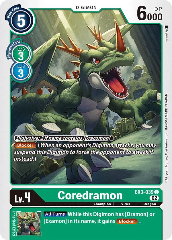 Coredramon - EX3-039 - Draconic Roar (EX03)