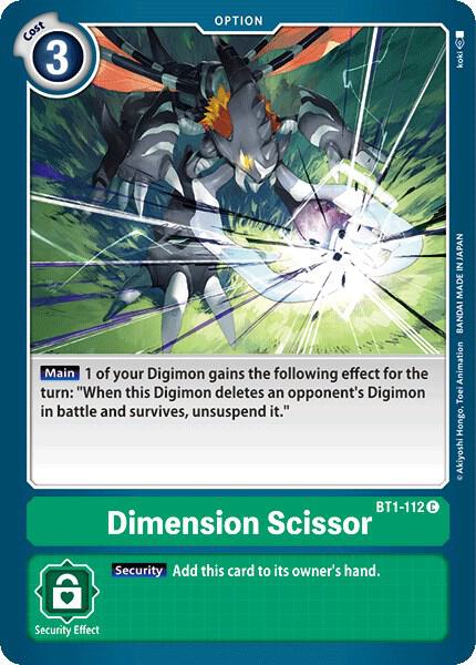 Dimension Scissor - Release Special Booster 1.0 (BT01-03A)