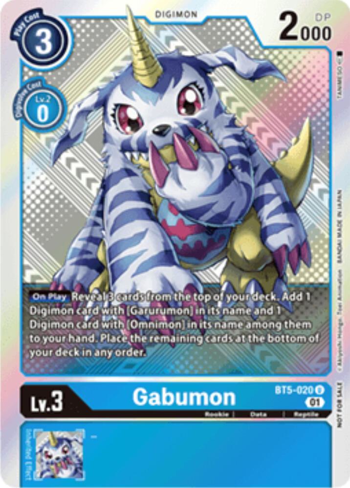 Gabumon (X Record Pre-Release Tournament Winner Card) - X Record  Pre-Release Cards (BT09_PR) - Slide Gaming