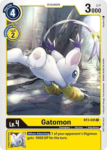 Gatomon - BT3-035 (Official Tournament Pack Vol.3) - Release Special Booster 1.0 (BT01-03A)