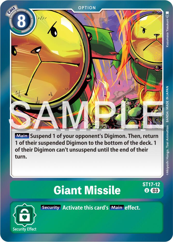 Giant Missile - Starter Deck 17: Double Typhoon Advanced Deck Set (ST-17)