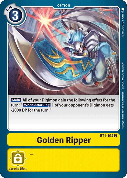 Golden Ripper - Release Special Booster 1.0 (BT01-03A)