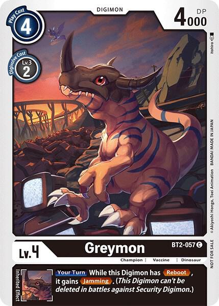 Greymon - BT2-057 (Official Tournament Pack Vol.3) - Release Special Booster 1.0 (BT01-03A)