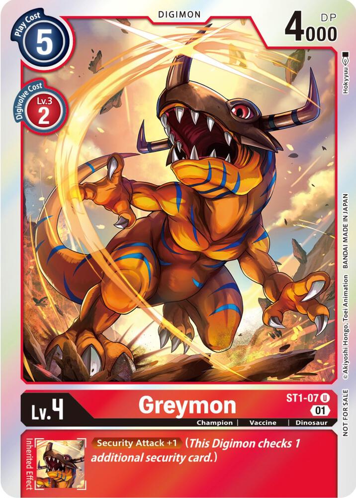 Greymon (ST-11 Special Entry Pack) - Starter Deck 01: Gaia Red (ST-1)