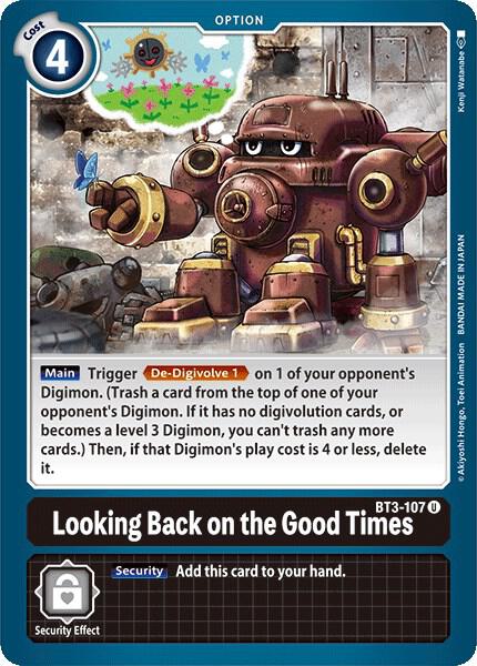 Looking Back on the Good Times - Release Special Booster 1.0 (BT01-03A)