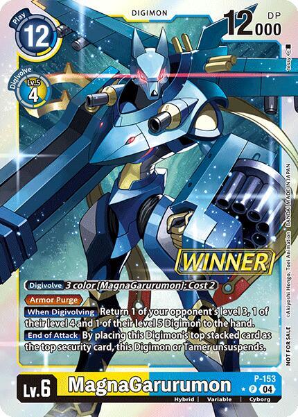 MagnaGarurumon (Store Tournament 2024 Oct. - Dec. Winner Pack) - Digimon Promotion Cards (D-PR)