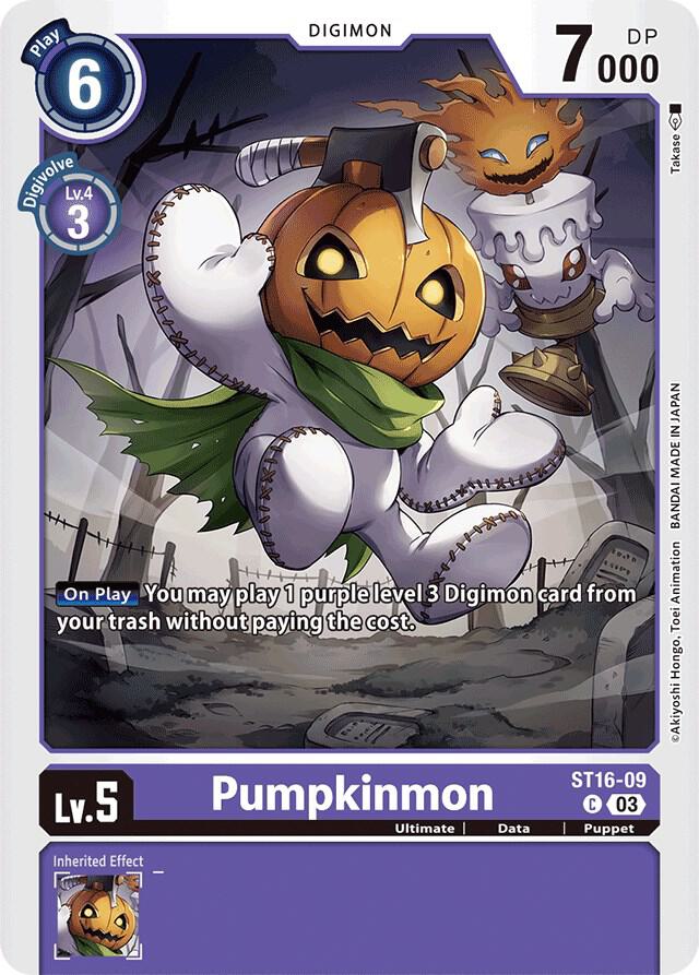 Pumpkinmon - Starter Deck 16: Wolf of Friendship (ST-16)