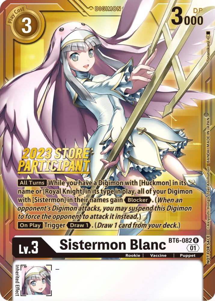 Sistermon Blanc (2023 Store Participant) - Double Diamond (BT06)