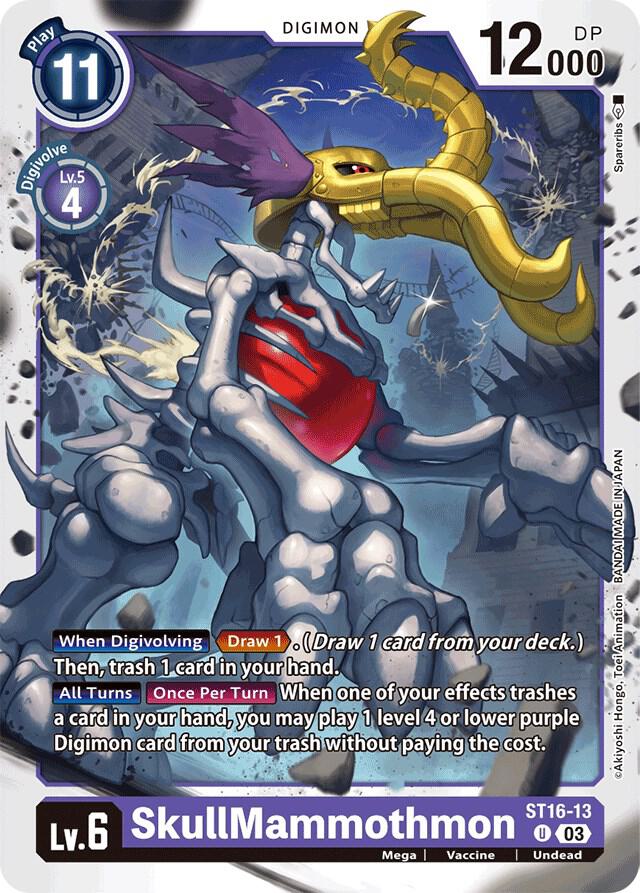 SkullMammothmon - Starter Deck 16: Wolf of Friendship (ST-16)
