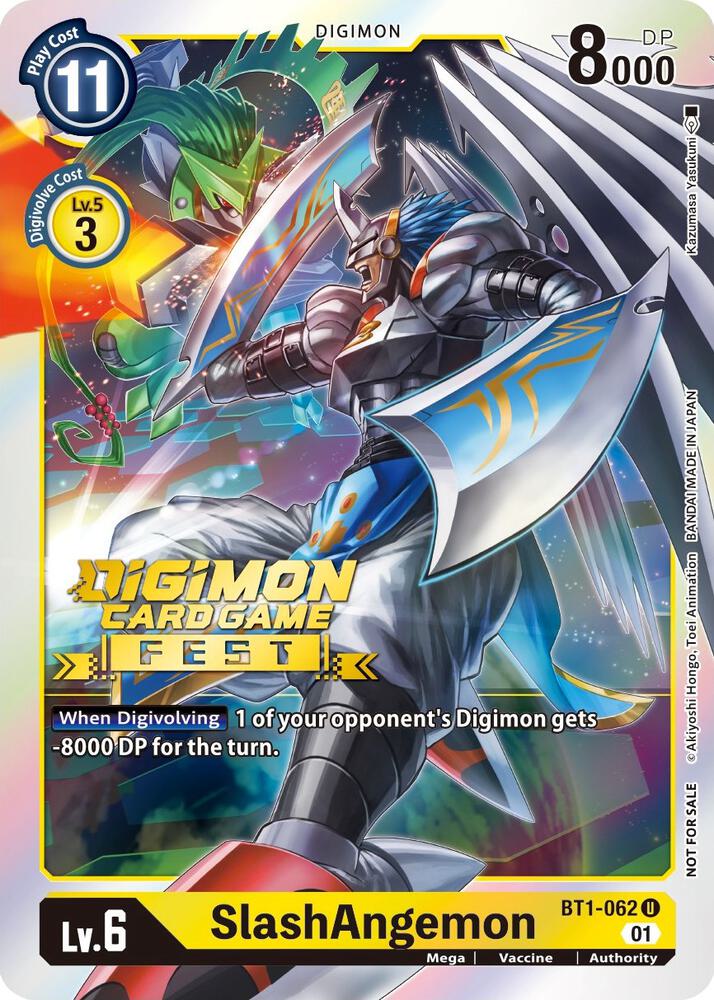 SlashAngemon (Digimon Card Game Fest 2022) - Release Special Booster 1.0 (BT01-03A)