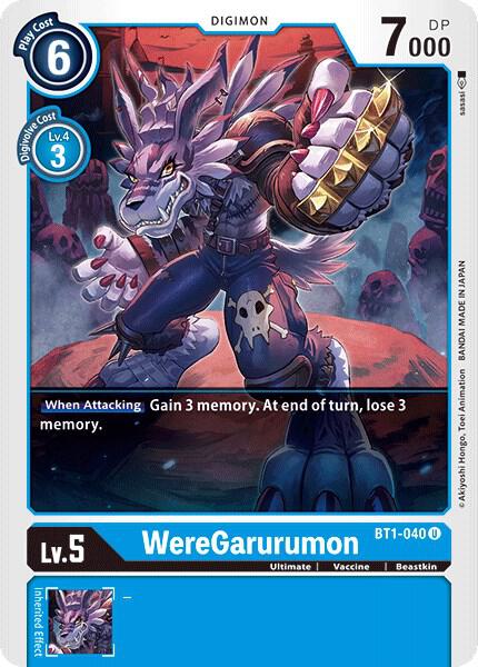 WereGarurumon - BT1-040 - Release Special Booster 1.0 (BT01-03A)
