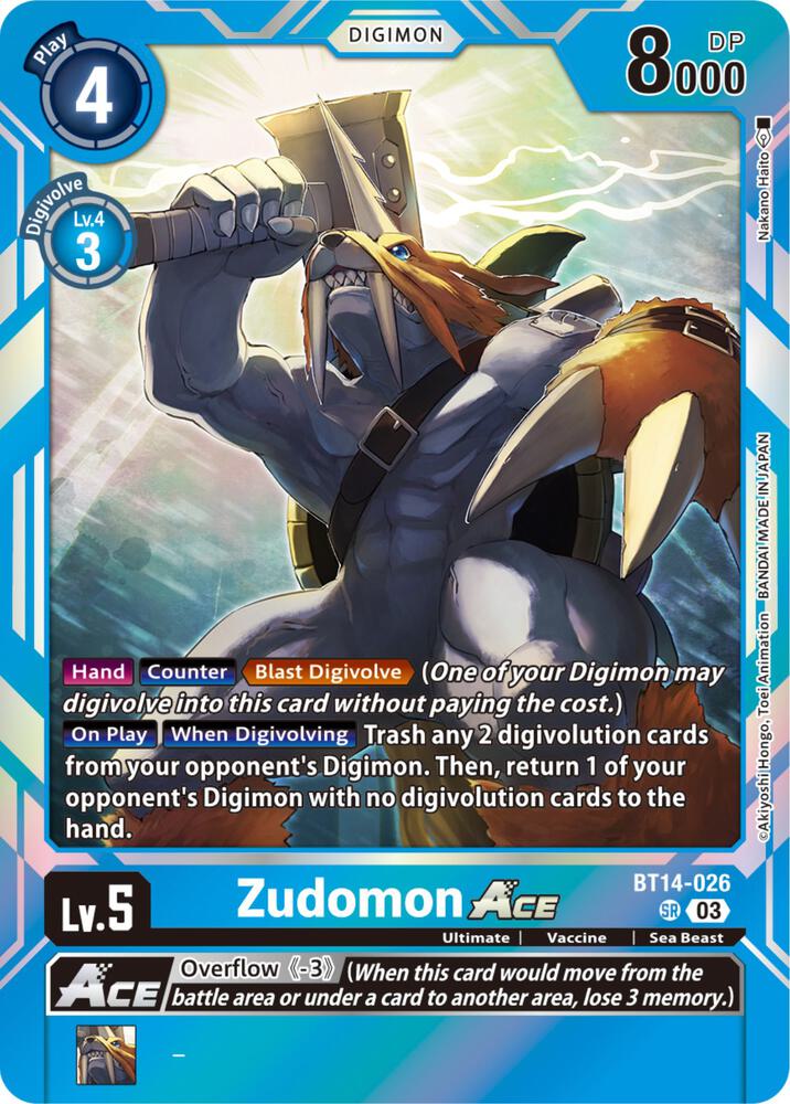 Zudomon ACE - Blast Ace (BT14)