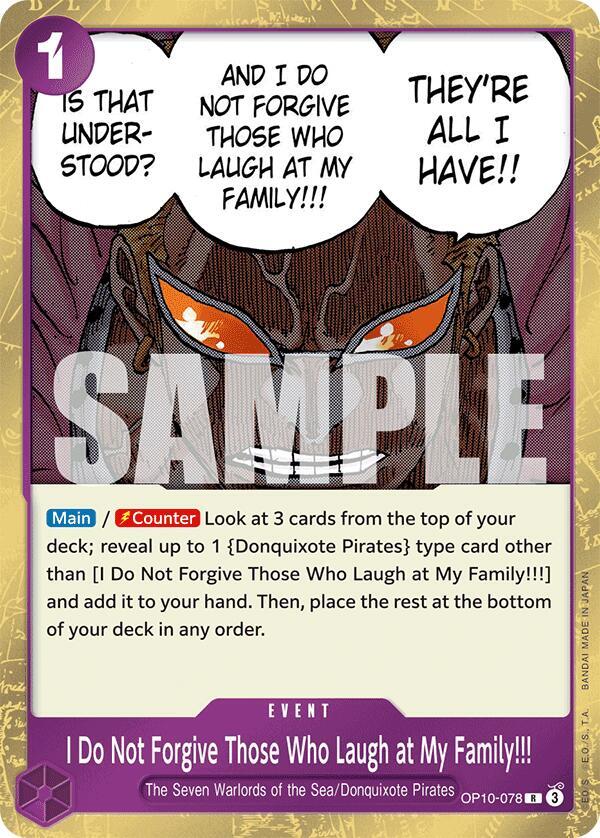 I Do Not Forgive Those Who Laugh at My Family!!! - Royal Blood (OP10)