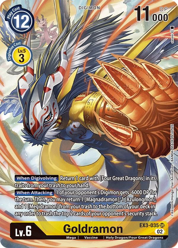 Goldramon (Alternate Art) - Draconic Roar (EX03)