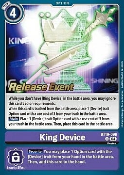 King Device - Release Special Booster 2.5 Celebration Event Cards (BT19-20_PR)