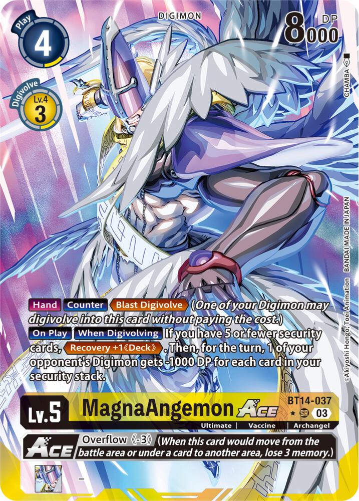 MagnaAngemon ACE (English Exclusive Alternate Art) - Blast Ace (BT14)