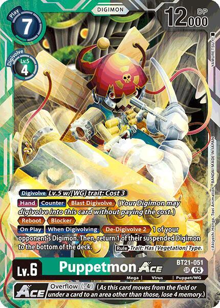 Puppetmon ACE - World Convergence (BT21)