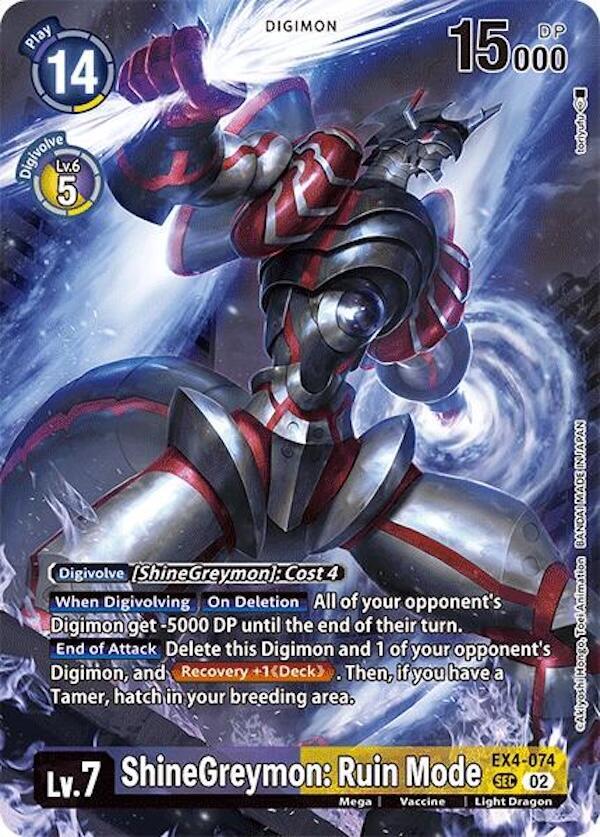 ShineGreymon: Ruin Mode (Alternate Art) - Special Limited Set (LM)