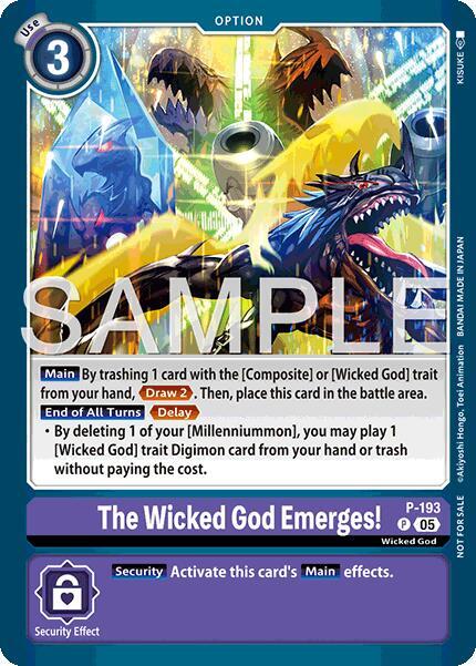 The Wicked God Emerges! (Store Tournament 2025 Vol.3 Participation Pack) - Digimon Promotion Cards (D-PR)