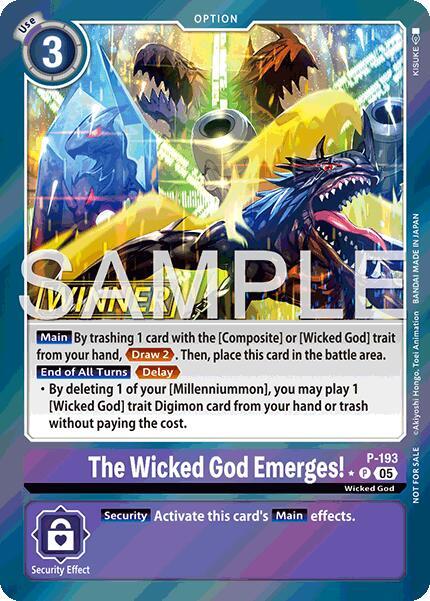 The Wicked God Emerges! (Store Tournament 2025 Vol.3 Winner Pack) - Digimon Promotion Cards (D-PR)
