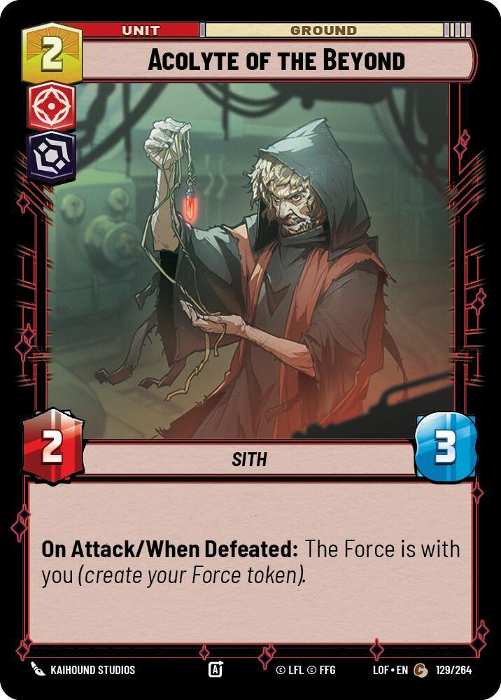 Acolyte of the Beyond - Legends of the Force (LOF)