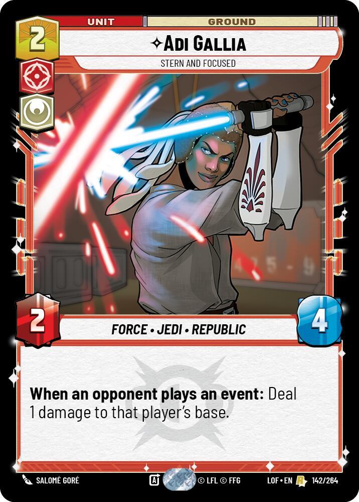 Adi Gallia - Stern and Focused - Legends of the Force (LOF)