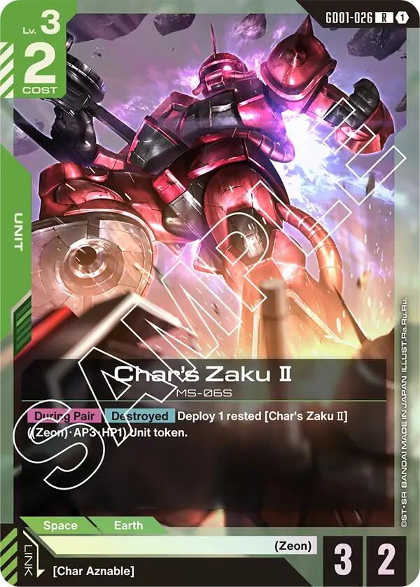 Char's Zaku II - Newtype Rising (GD01)