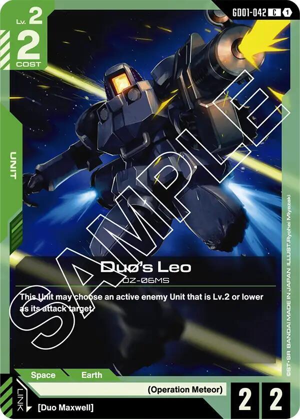 Duo's Leo - Newtype Rising (GD01)