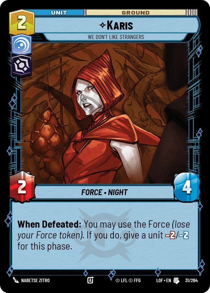 Karis - We Don't Like Strangers - Legends of the Force (LOF)