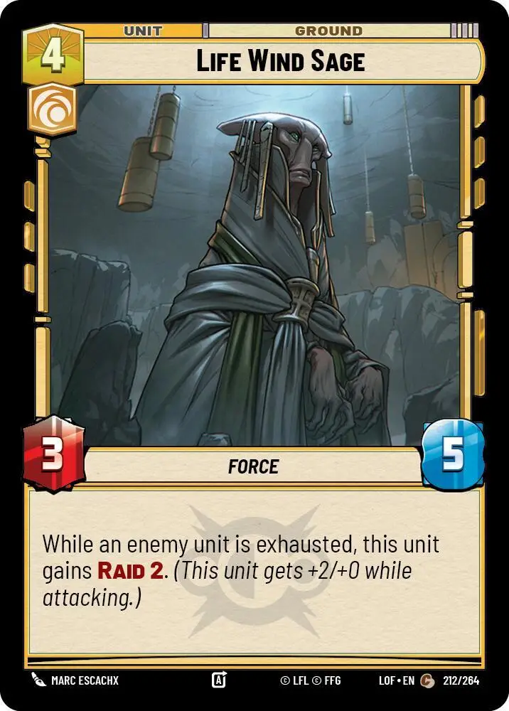 Life Wind Sage - Legends of the Force (LOF)
