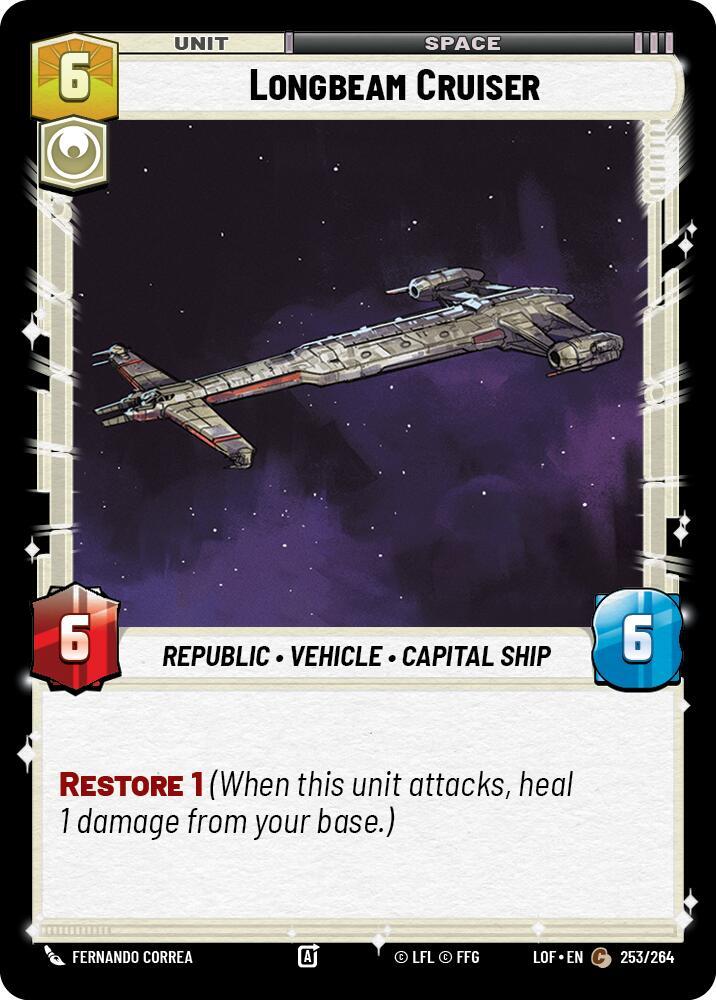 Longbeam Cruiser - Legends of the Force (LOF)