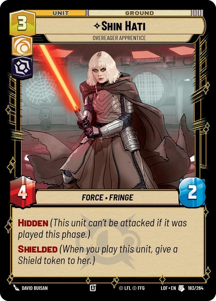 Shin Hati - Overeager Apprentice - Legends of the Force (LOF)