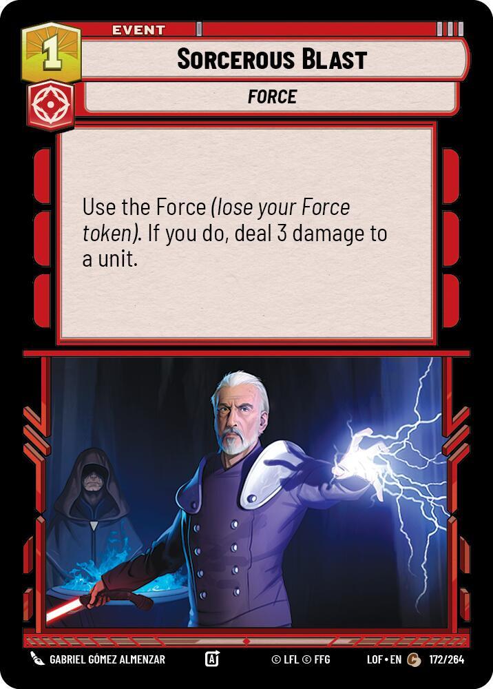 Sorcerous Blast - Legends of the Force (LOF)