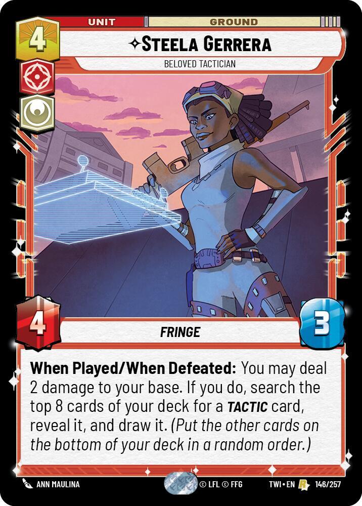 Steela Gerrera - Beloved Tactician - Twilight of the Republic (TWI)