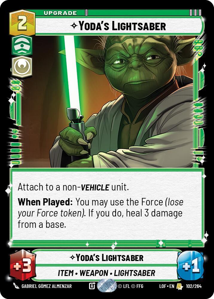 Yoda's Lightsaber - Legends of the Force (LOF)
