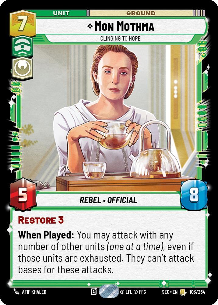 Mon Mothma - Clinging to Hope - Secrets of Power (SEC)