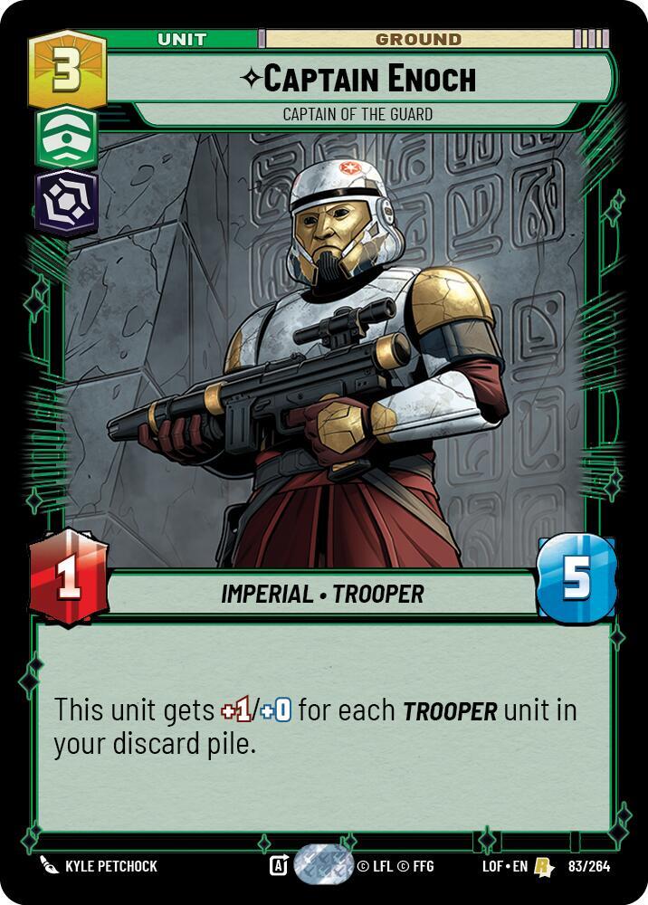 Captain Enoch - Captain of the Guard - Legends of the Force (LOF)