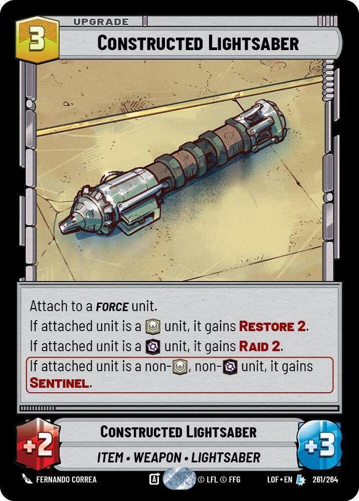 Constructed Lightsaber - Legends of the Force (LOF)